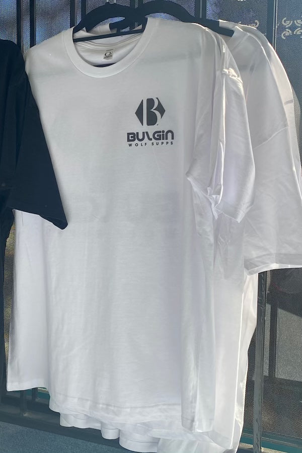Bulgin Wolf training shirts